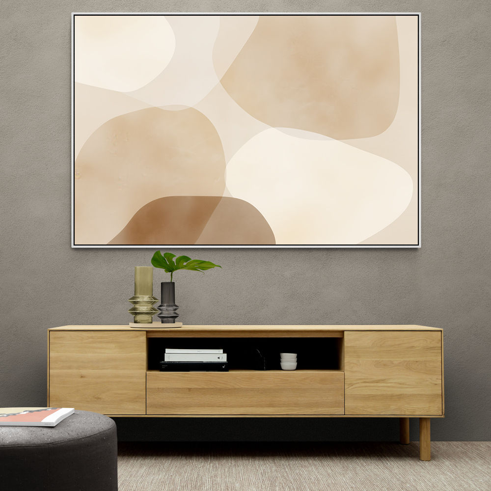 Minimalist Abstract Art Featuring Large Soft Edged  69