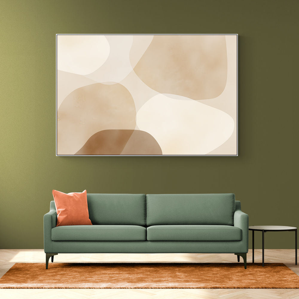 Minimalist Abstract Art Featuring Large Soft Edged  69