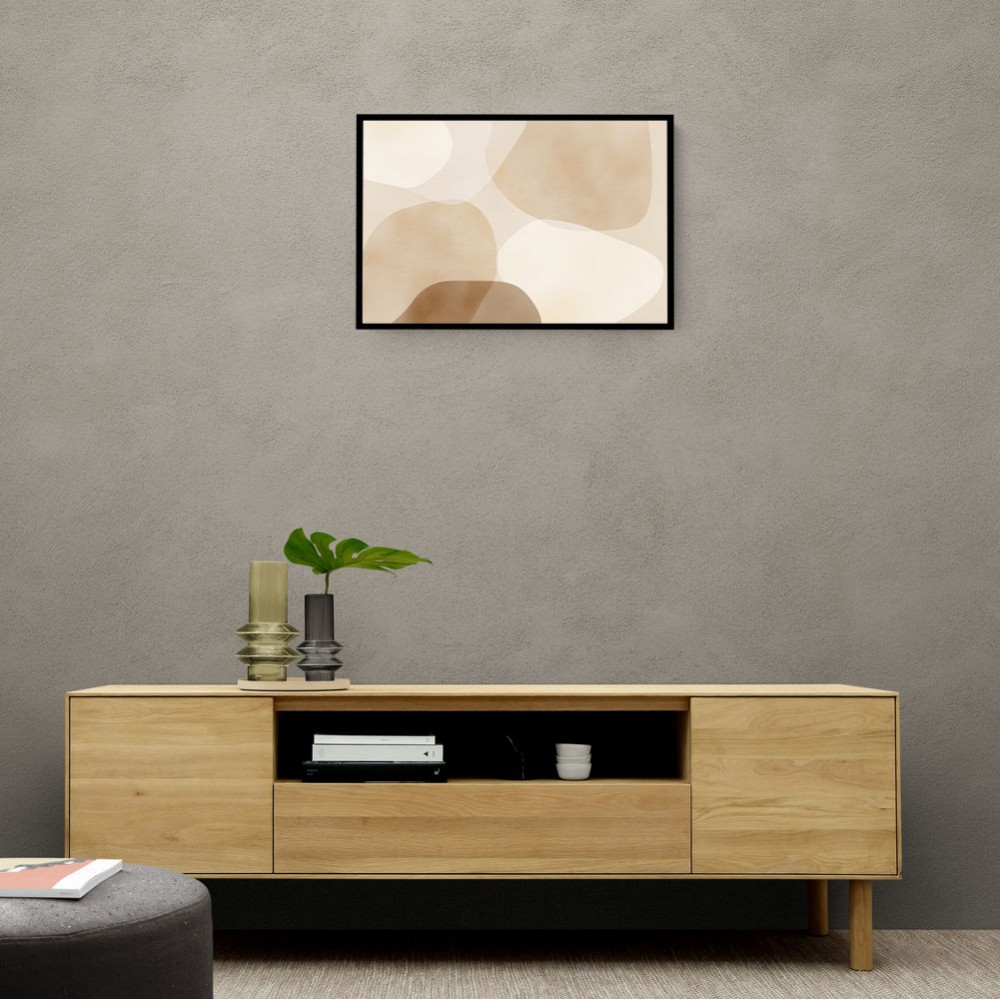 Minimalist Abstract Art Featuring Large Soft Edged  69