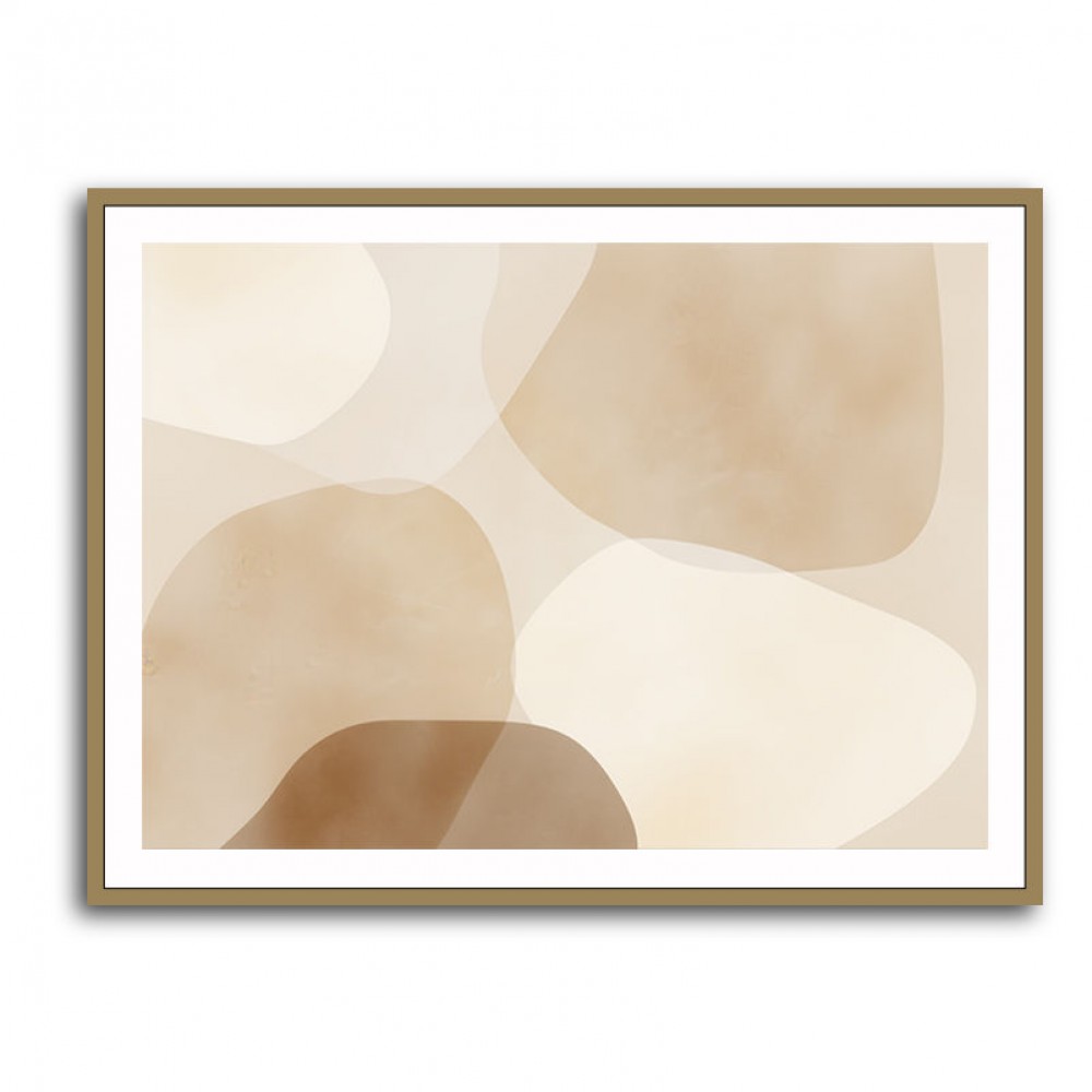 Minimalist Abstract Art Featuring Large Soft Edged  69