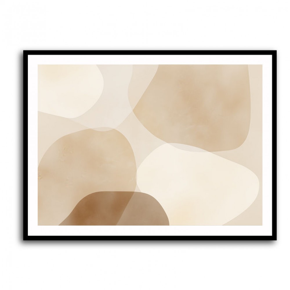 Minimalist Abstract Art Featuring Large Soft Edged  69