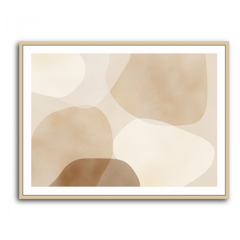 Minimalist Abstract Art Featuring Large Soft Edged  69