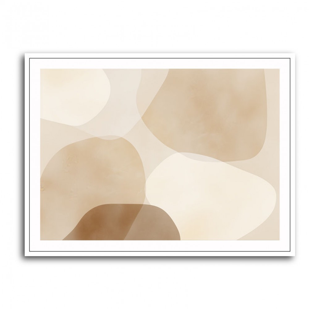 Minimalist Abstract Art Featuring Large Soft Edged  69