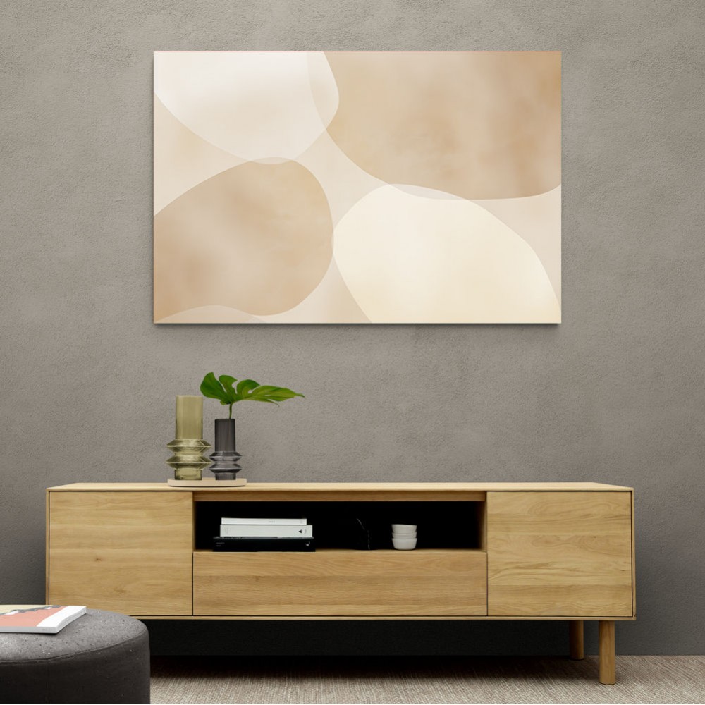 Minimalist Abstract Art Featuring Large Soft Edged  71