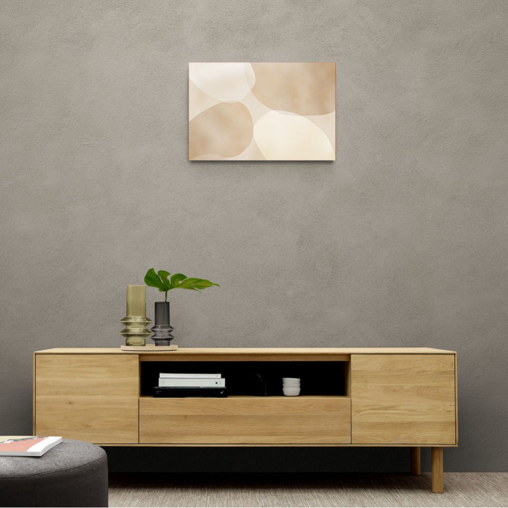 Minimalist Abstract Art Featuring Large Soft Edged  71