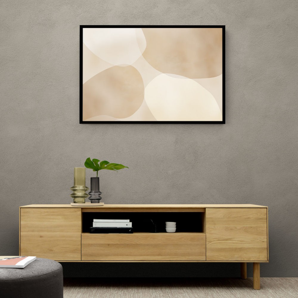 Minimalist Abstract Art Featuring Large Soft Edged  71