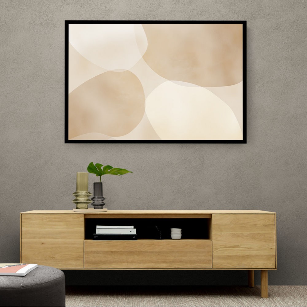 Minimalist Abstract Art Featuring Large Soft Edged  71