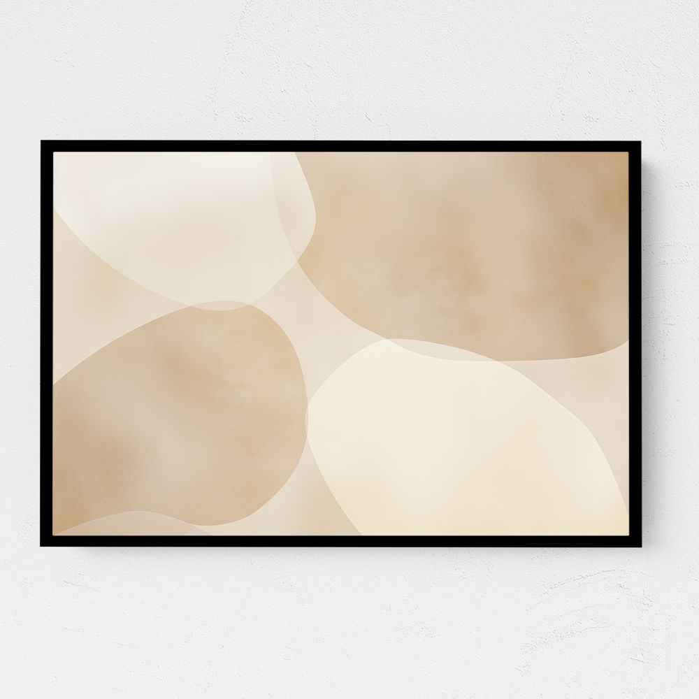 Minimalist Abstract Art Featuring Large Soft Edged  71