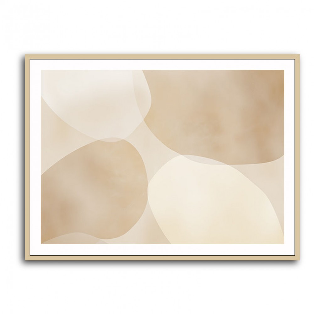 Minimalist Abstract Art Featuring Large Soft Edged  71