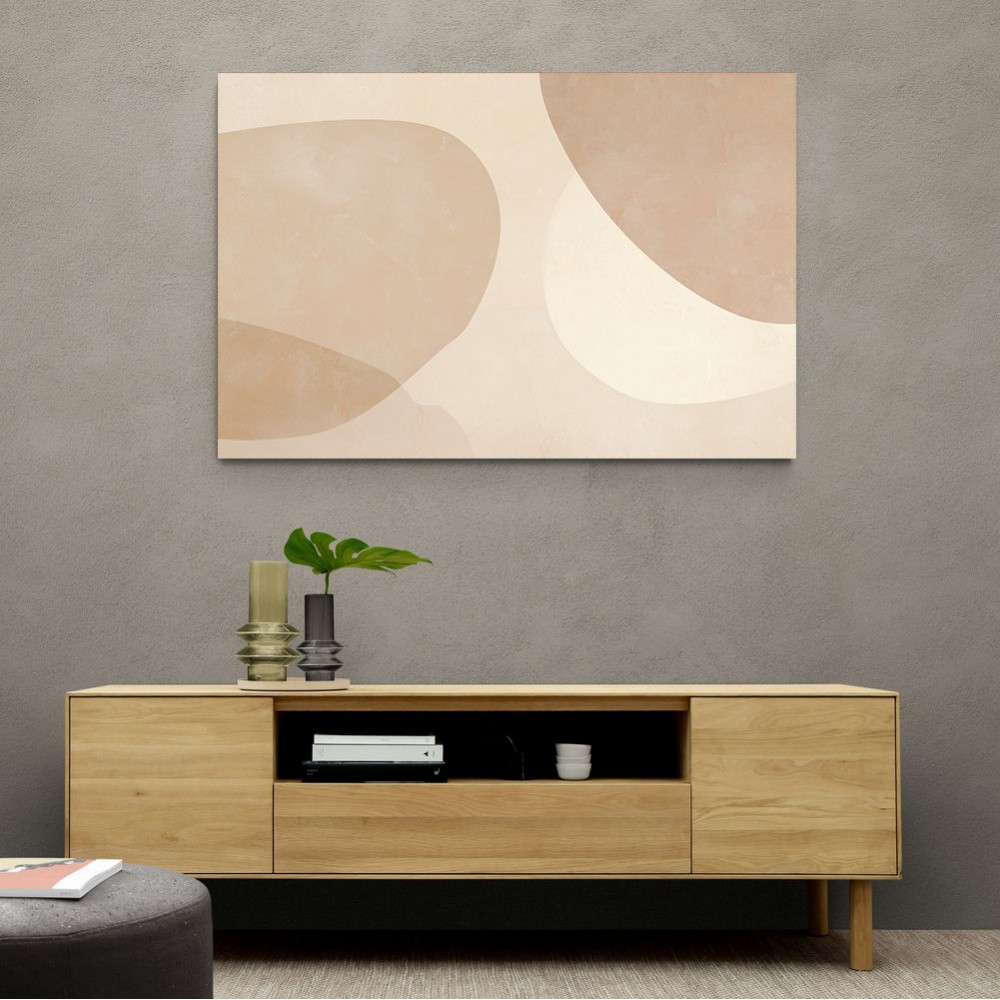 Minimalist Abstract Art Featuring Large Soft Edged  72