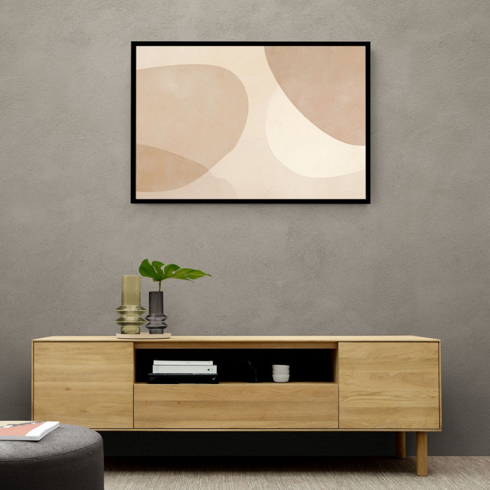 Minimalist Abstract Art Featuring Large Soft Edged  72