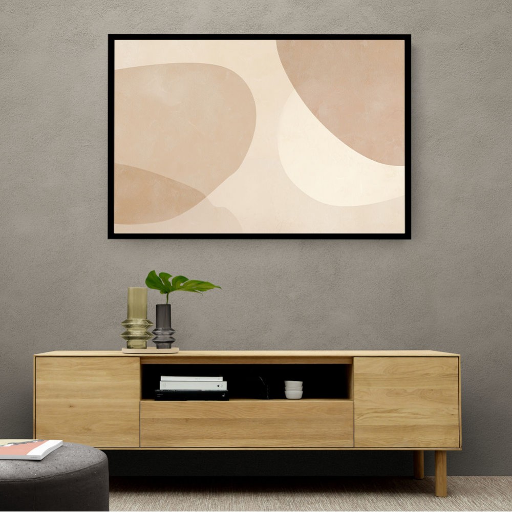Minimalist Abstract Art Featuring Large Soft Edged  72