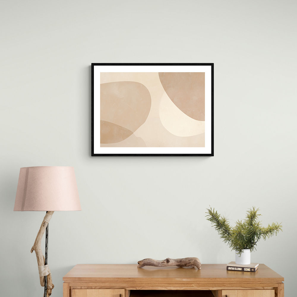 Minimalist Abstract Art Featuring Large Soft Edged  72