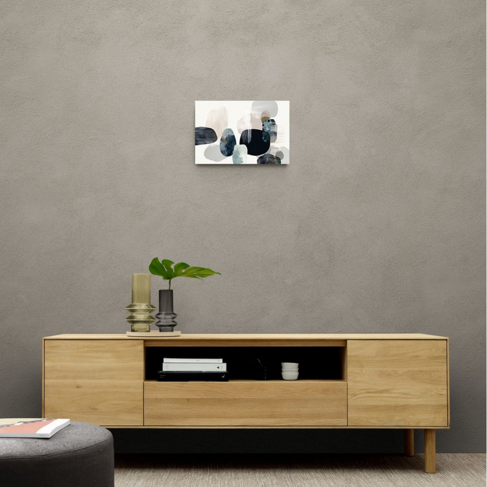 Minimalist Abstract Collage With Overlapping Organic Shapes 15