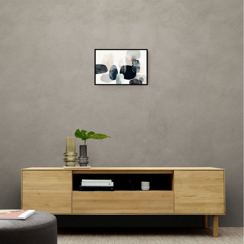 Minimalist Abstract Collage With Overlapping Organic Shapes 15