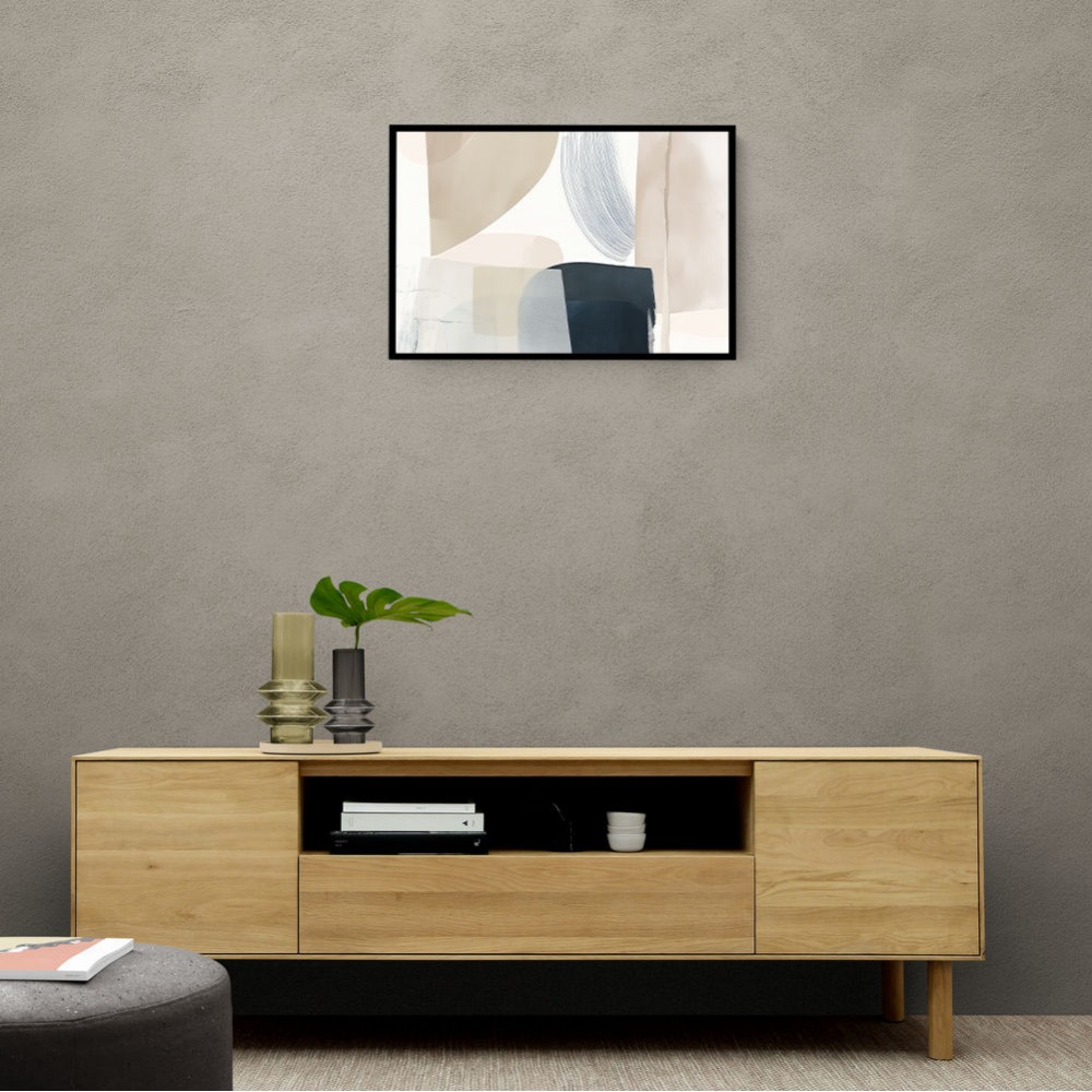 Minimalist Abstract Collage With Overlapping Organic Shapes 26