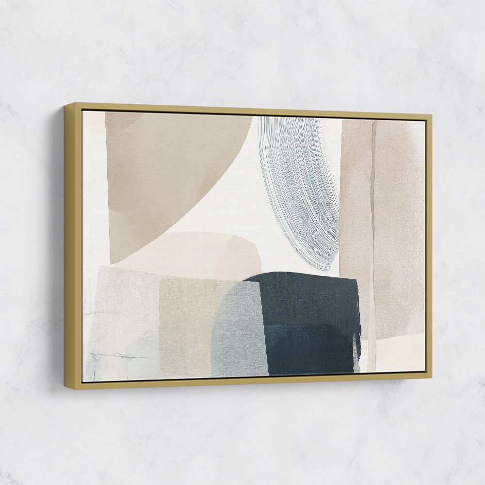 Minimalist Abstract Collage With Overlapping Organic Shapes 26
