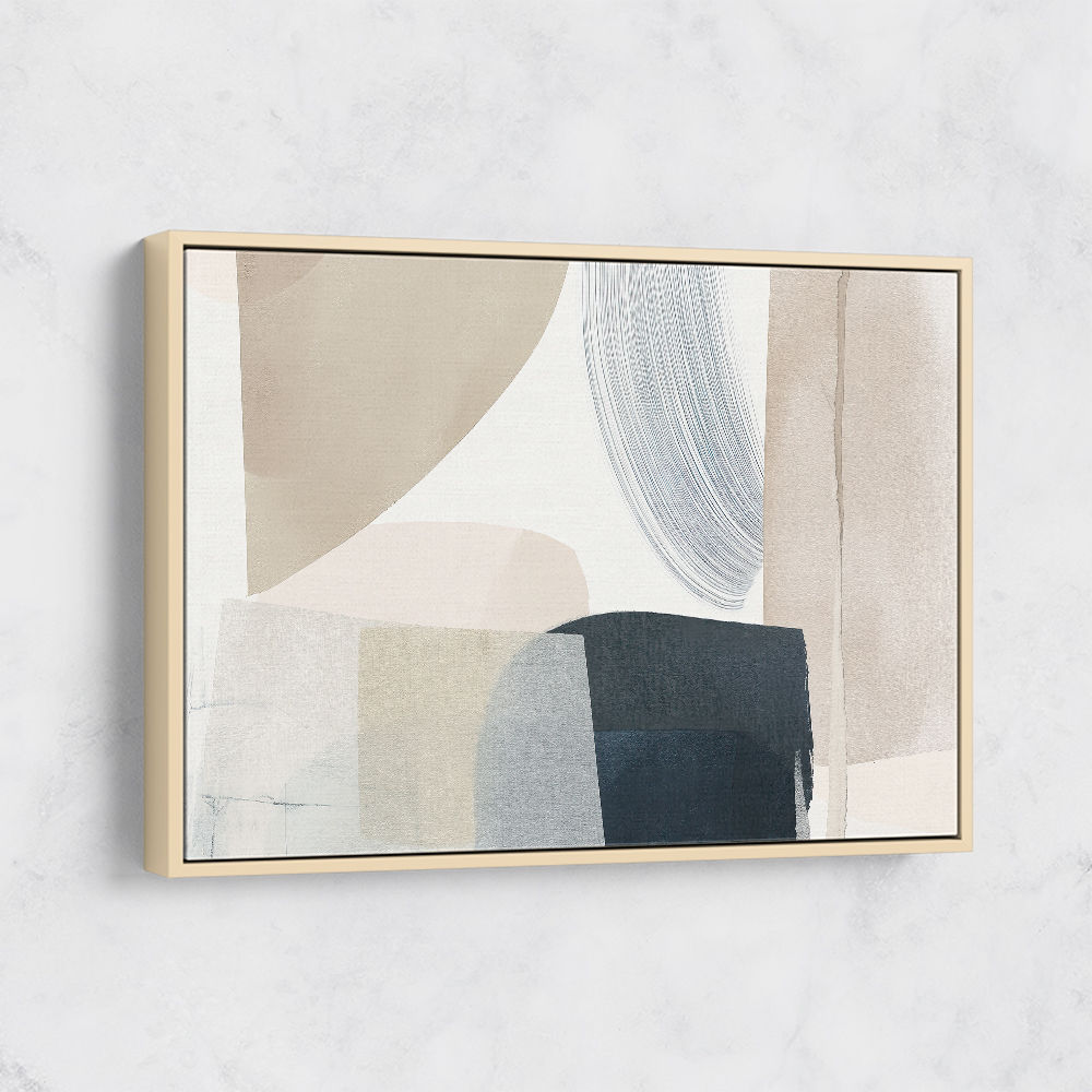 Minimalist Abstract Collage With Overlapping Organic Shapes 26