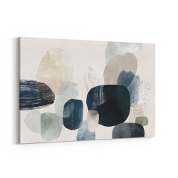 Minimalist Abstract Collage With Overlapping Organic Shapes 36