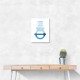 Abstract Shapes in Blue 3 Wall Art Abstract Shapes in Blue 3 Wall Art