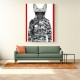 French Bulldog Wearing Sunglasses and Cammo Hoodie French Bulldog Wearing Sunglasses and Cammo Hoodie