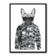 French Bulldog Wearing Sunglasses and Cammo Hoodie French Bulldog Wearing Sunglasses and Cammo Hoodie