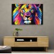 Lion Multicolour Wall Art