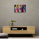 Lion Multicolour Wall Art