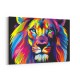 Lion Multicolour Wall Art