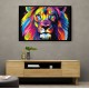 Lion Multicolour Wall Art