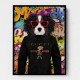 Cavalier King Charles Spaniel Hoodie Graffiti