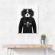 Cavalier King Charles Spaniel Hoodie Black & White