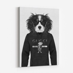 Cavalier King Charles Spaniel Hoodie Black & White