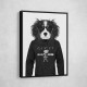 Cavalier King Charles Spaniel Hoodie Black & White