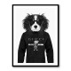 Cavalier King Charles Spaniel Hoodie Black & White