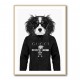 Cavalier King Charles Spaniel Hoodie Black & White