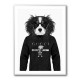 Cavalier King Charles Spaniel Hoodie Black & White