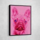 Pink French Bulldog