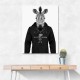 Zebra in a Hoodie Black & White Zebra in a Hoodie Black & White