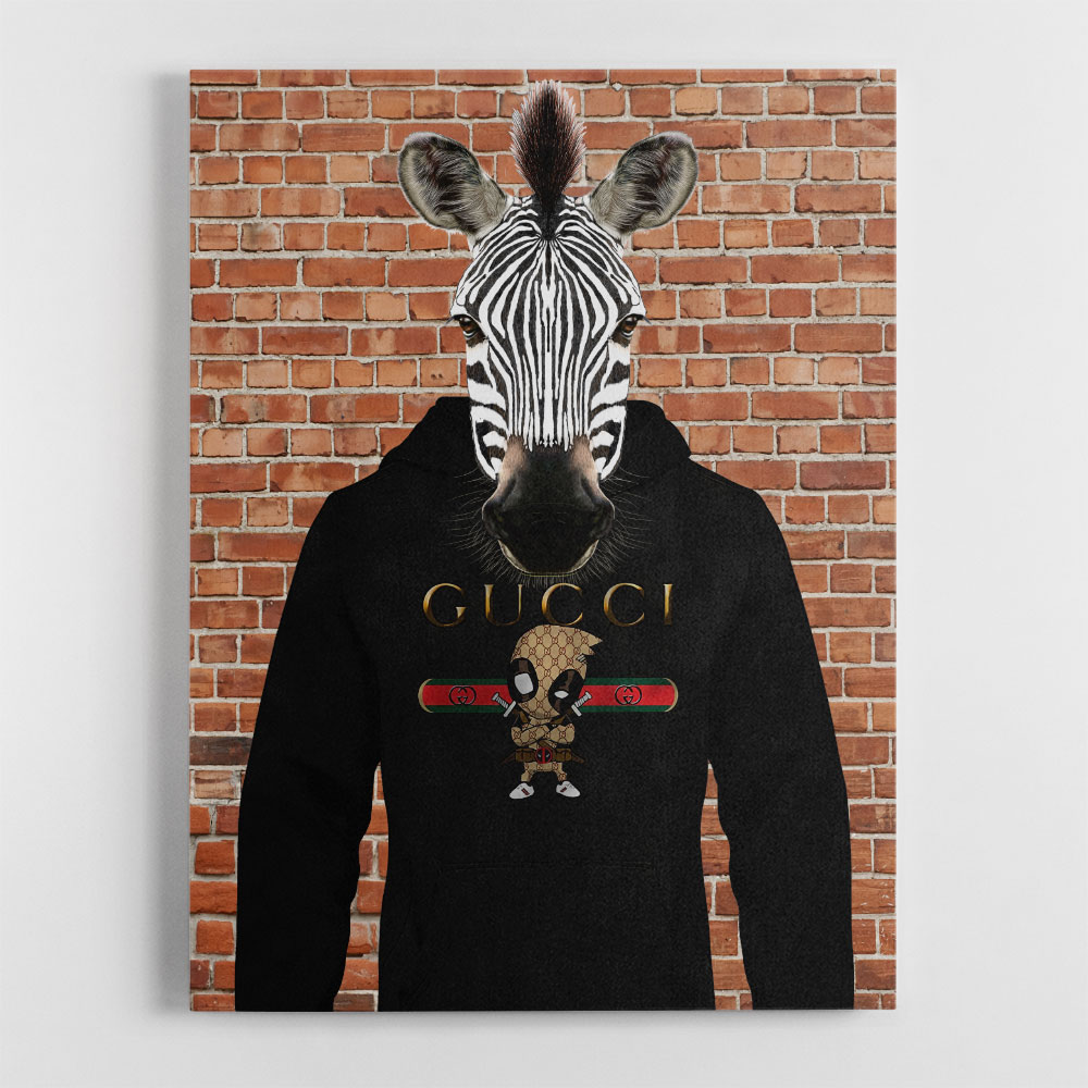 Zebra in a Hoodie