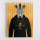 Zebra in a Hoodie Yellow Zebra in a Hoodie Yellow