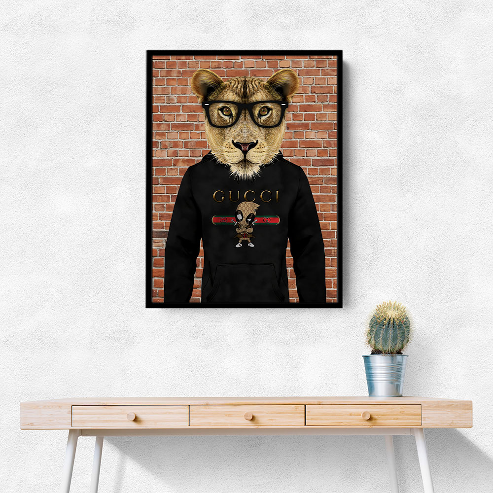 Lioness in a Hoodie Lioness in a Hoodie