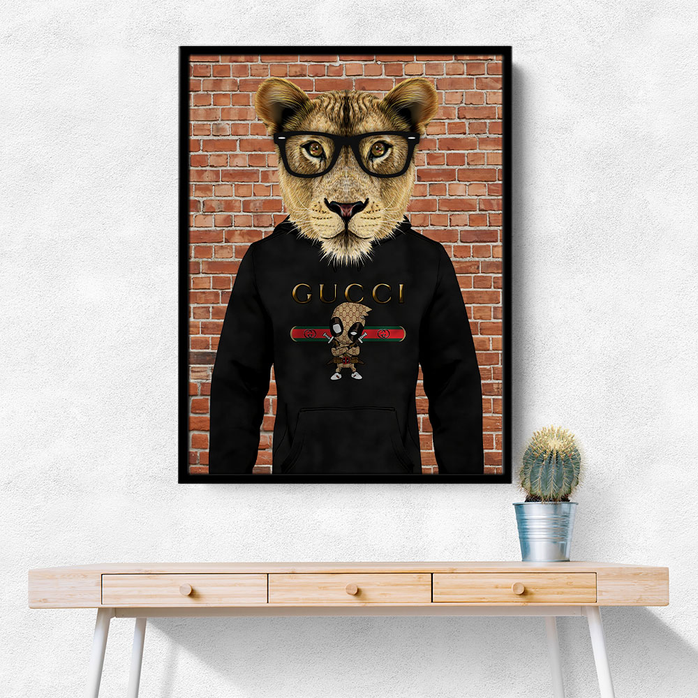 Lioness in a Hoodie Lioness in a Hoodie