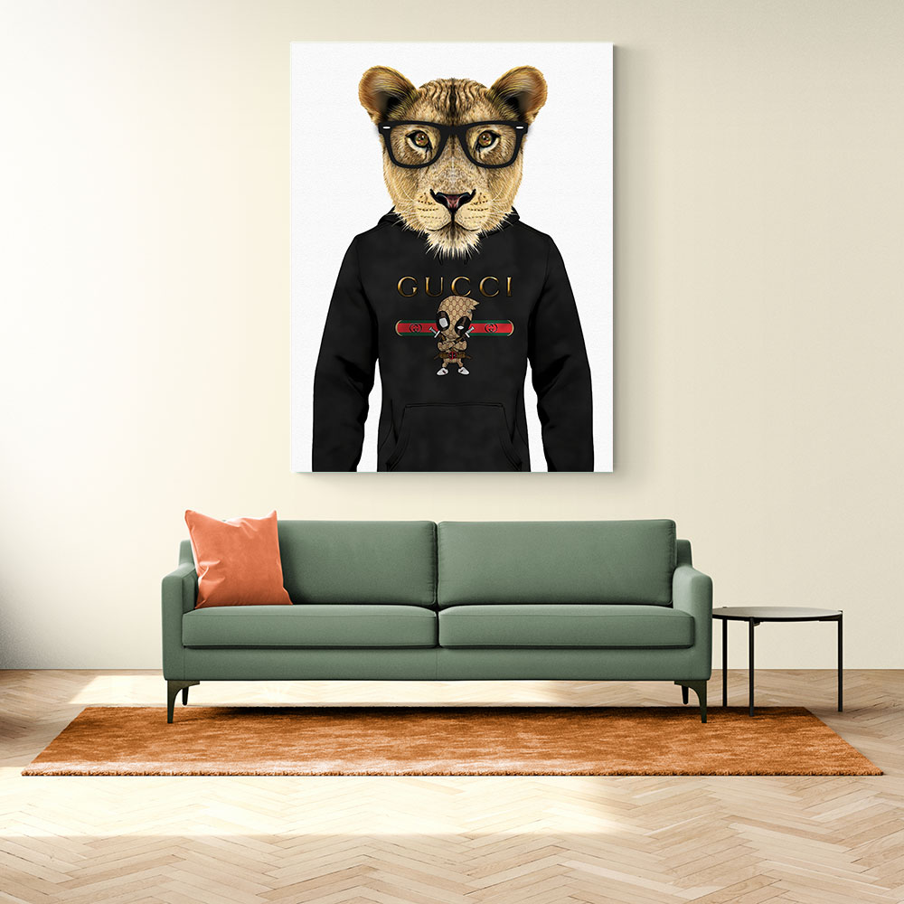 Lioness in a Hoodie Lioness in a Hoodie