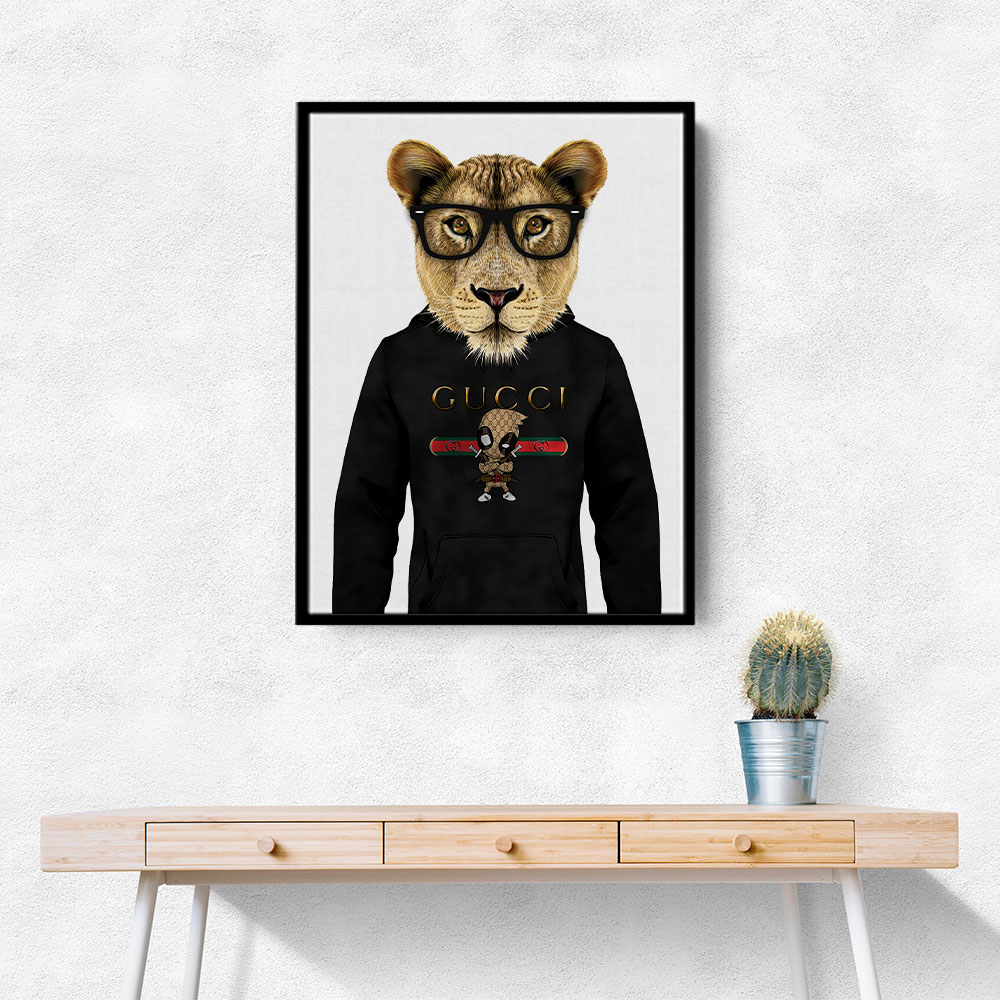 Lioness in a Hoodie Lioness in a Hoodie
