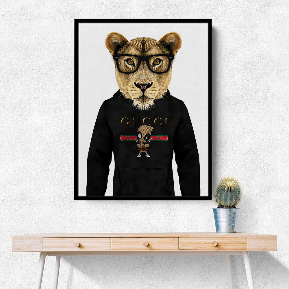Lioness in a Hoodie Lioness in a Hoodie