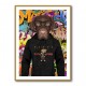 Chocolate Labrador Hoodie Graffiti