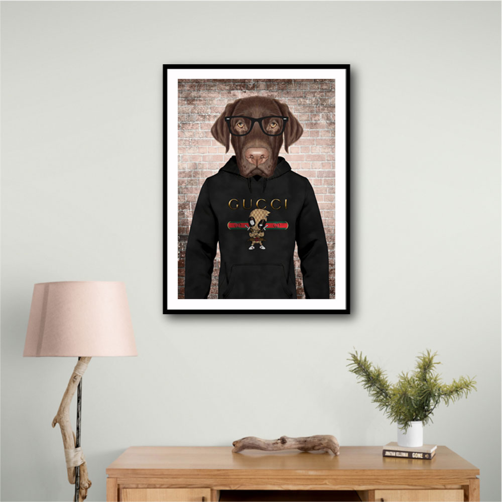 Chocolate Labrador Hoodie