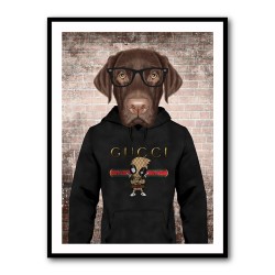 Chocolate Labrador Hoodie