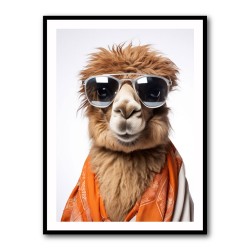 Cool Camel in Sunglasses 2 Wall Art